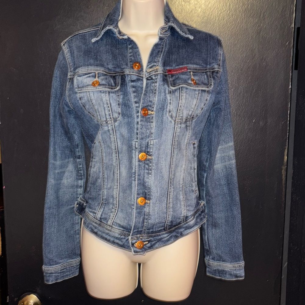 Vintage Parasuco Denim jacket size small.